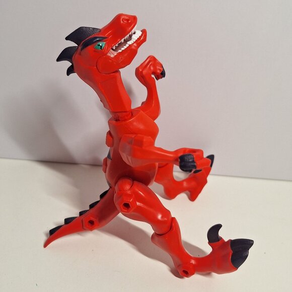 Jurassic World Hero Mashers Velociraptor Red & Black Dinosaur Hasbro Mix Match - Picture 7 of 7